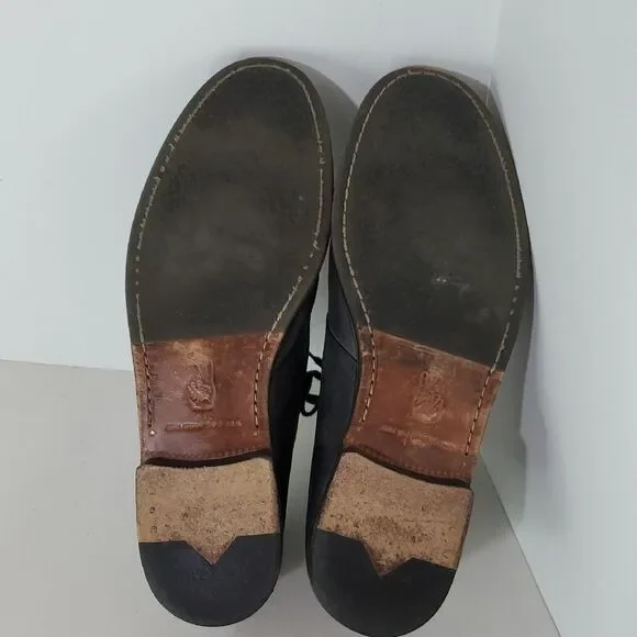 John Varvatos Black Leather Chukka Boots Men's Size 10.5